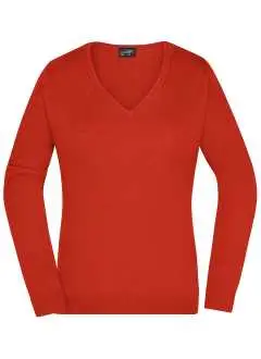 Ladies' V-Neck Pullover