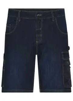 Workwear Stretch Bermuda-Jeans