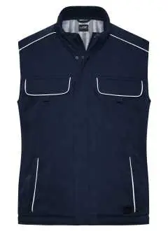 Workwear Softshell Padded Vest - Solid