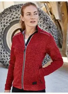 Ladies' Knitted Workwear Fleece Jacket - Solid