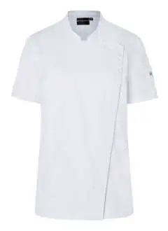 Short-Sleeve Ladies Chef Jacket Modern-Look
